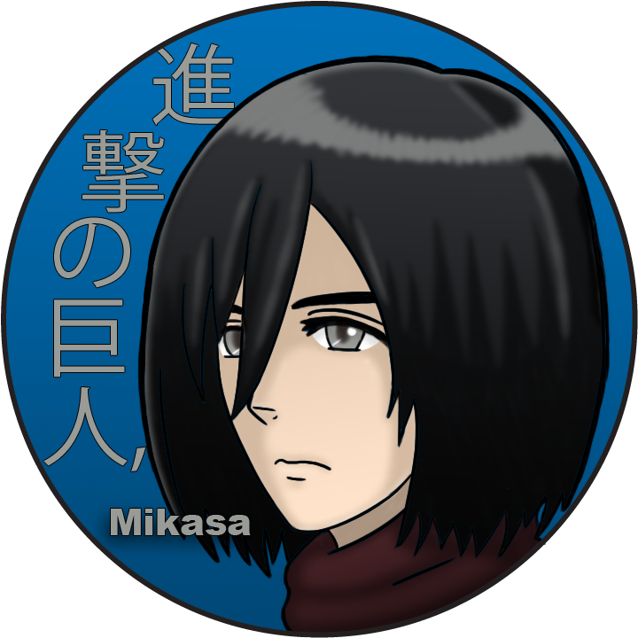 Home / Pin Back Buttons / Attack On Titan / Mikasa - Gmina Morawica (771x900), Png Download