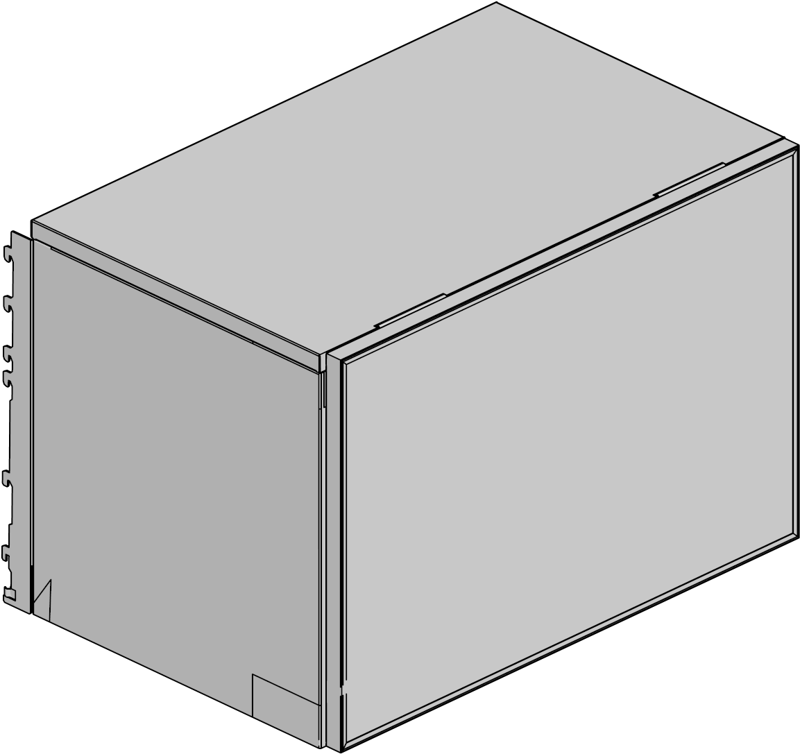 Bin-over The Case,v - Box (1200x1200), Png Download