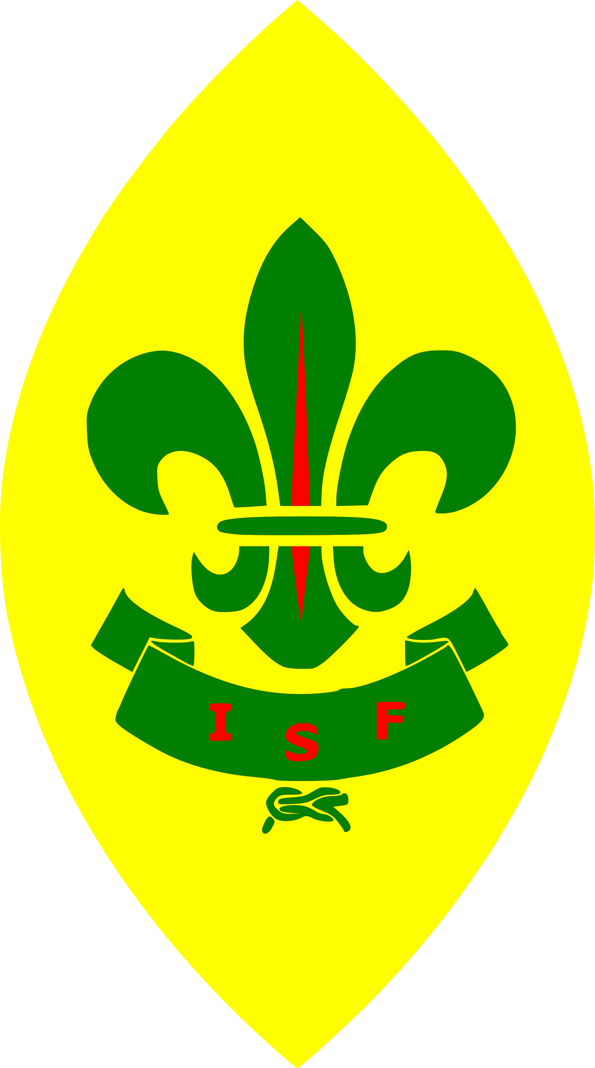 International Scout Fellowship Scout Uniform, International - Emblem (2000x3588), Png Download