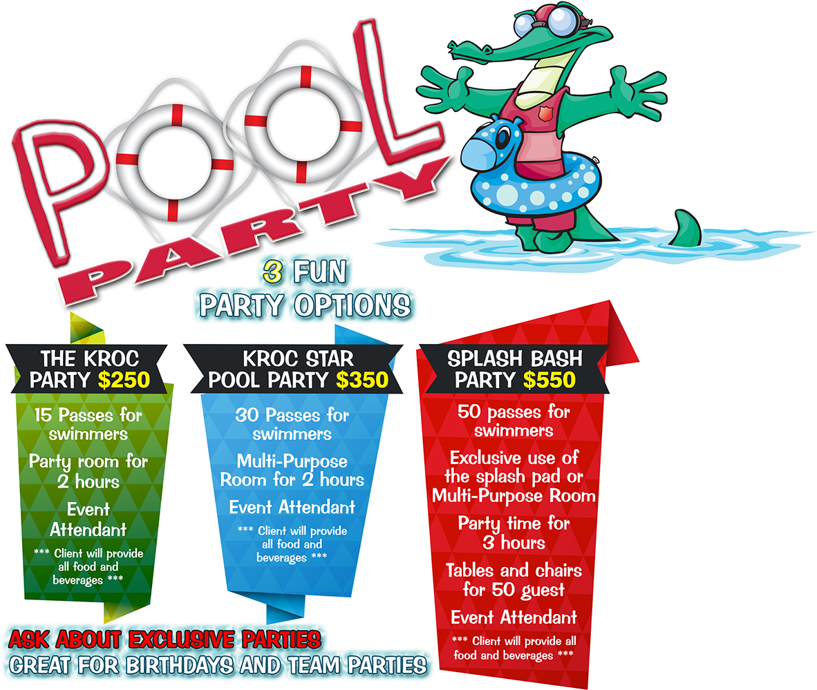 Parties At The Kroc Center - Flyer (1205x1200), Png Download