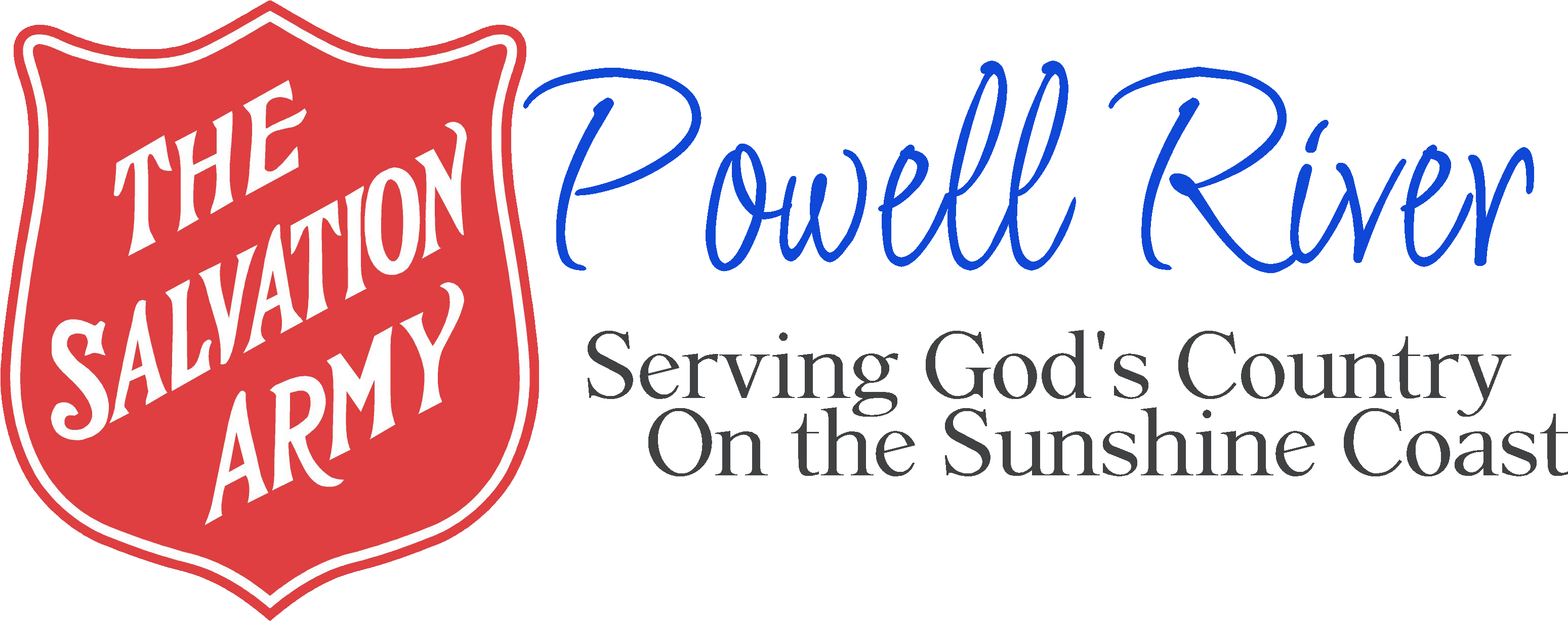 The Salvation Army Powell River - Salvation Army (3677x1228), Png Download