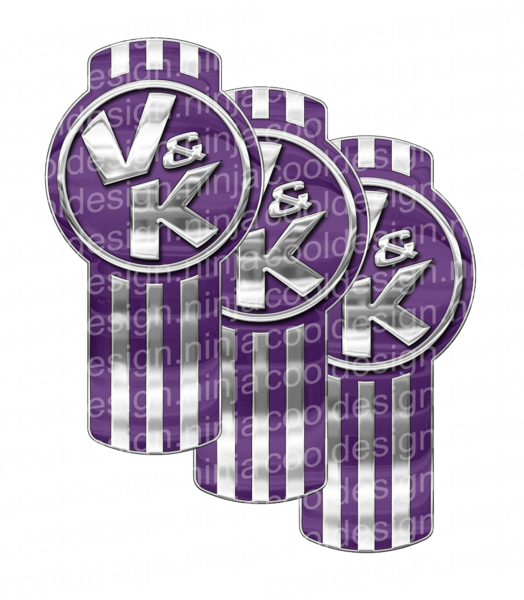 V&k Kenworth Emblem Skin Kit - Cummins Kenworth (524x600), Png Download