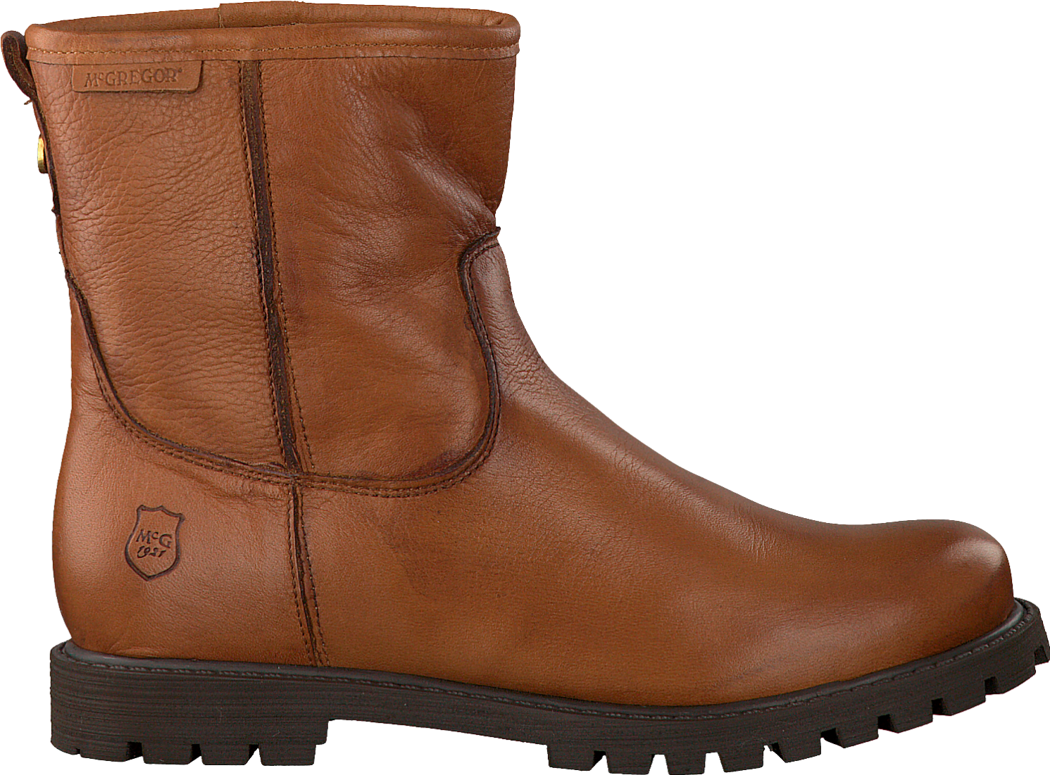 Cognac Mcgregor Ankle Boots Blair Womens Leather Brand - Sepatu Safety Untuk Tambang (1500x1110), Png Download