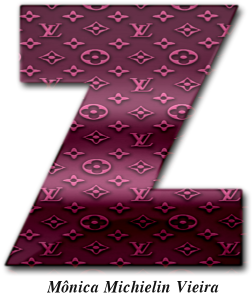 #alfabeto #louisvuitton Cor De Uva Png Grátis Para - Paper (600x600), Png Download