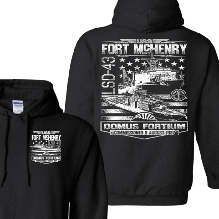 Uss Fort Mchenry - Hoodie (700x700), Png Download