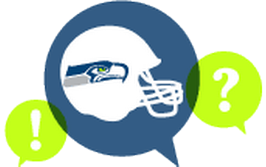 Greyhound Clipart Seahawks Player - Graphic Design (1140x535), Png Download