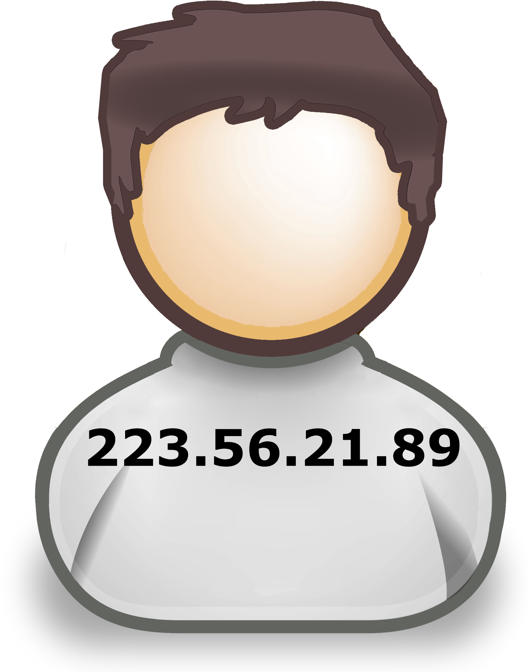Gnome Wikipedia Ip Contributor Male - Cartoon (2000x2205), Png Download