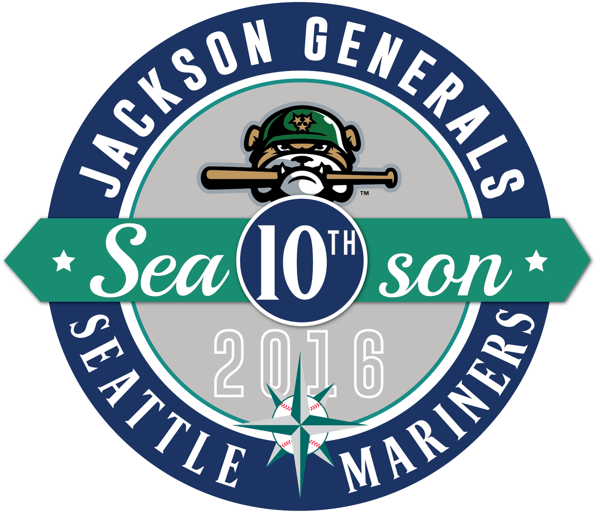 Southern League Champs On Twitter - Jackson Generals (1200x1200), Png Download