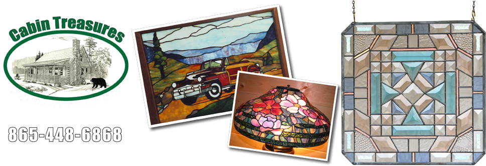 Beautiful Stained Glass By Becky Goodman, Townsend - Antique Car (1000x334), Png Download