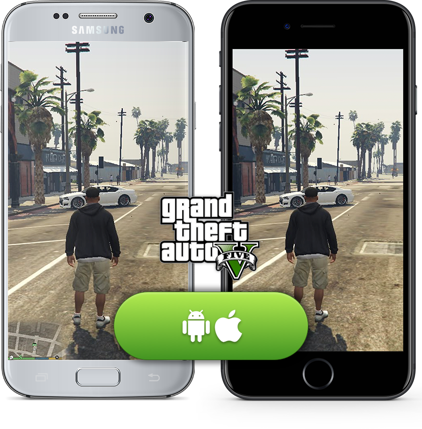 Gta 5 Mobile Pw (869x884), Png Download