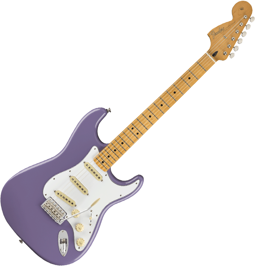 Fender Jimi Hendrix Stratocaster With Maple Fingerboard - Jimi Hendrix Purple Strat (1000x1000), Png Download