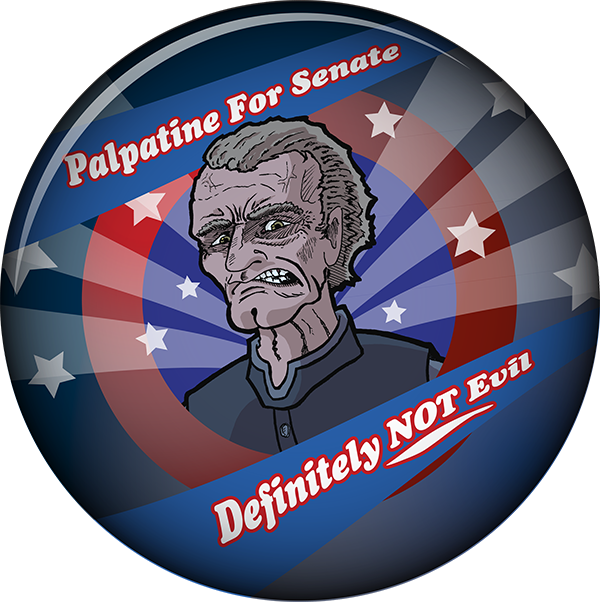 Palpatine For Senate - Graphic Design (600x602), Png Download
