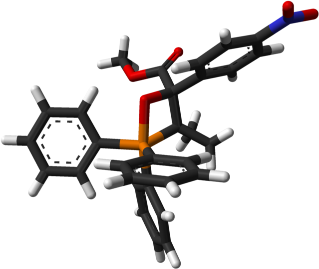 Wittig Oxaphosphetane From Xtal 2005 3d Sticks - Illustration (700x599), Png Download