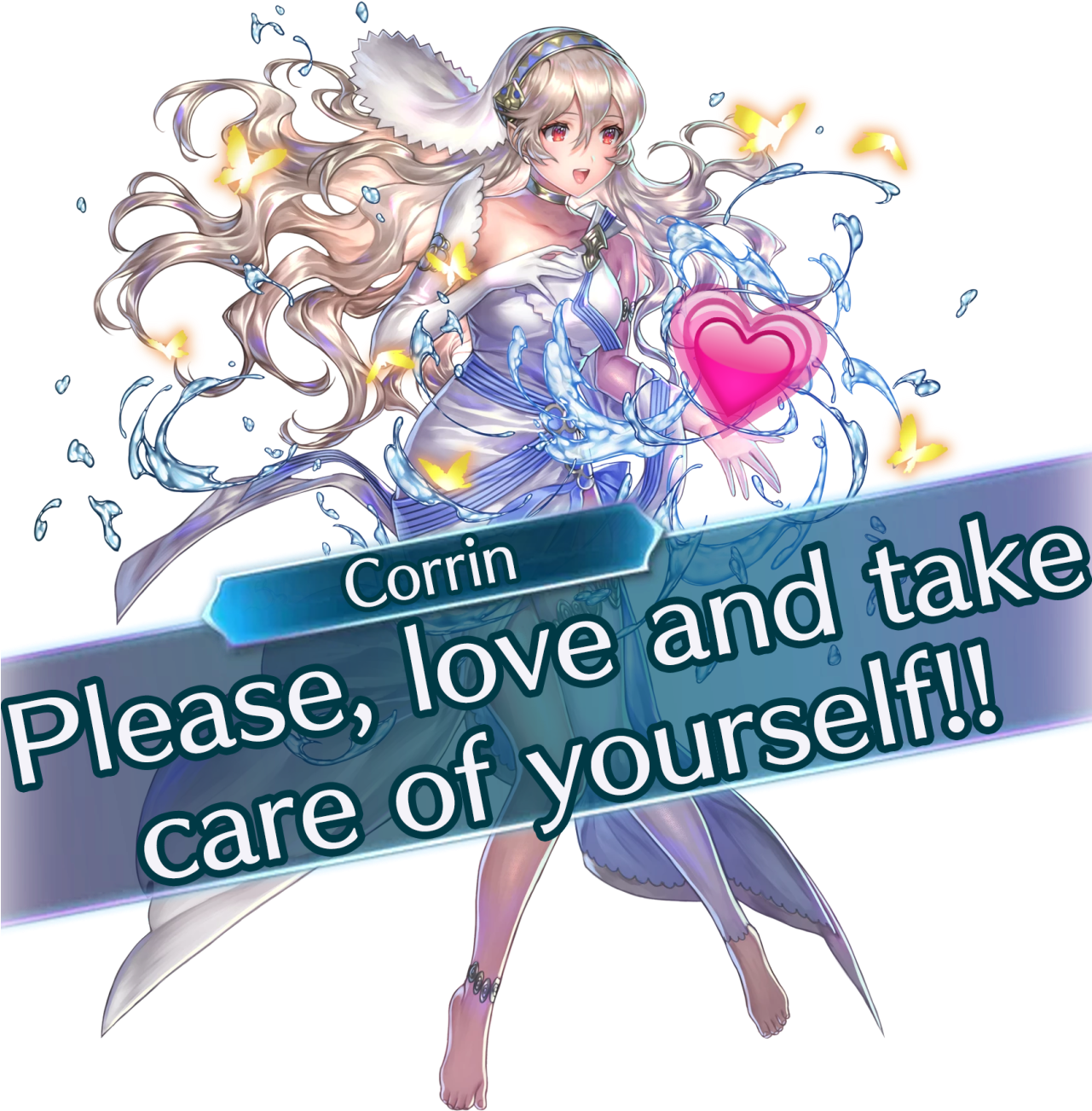 Summoner/m Corrin C-s Support - Fire Emblem Heroes Adrift Corrin (1280x1459), Png Download