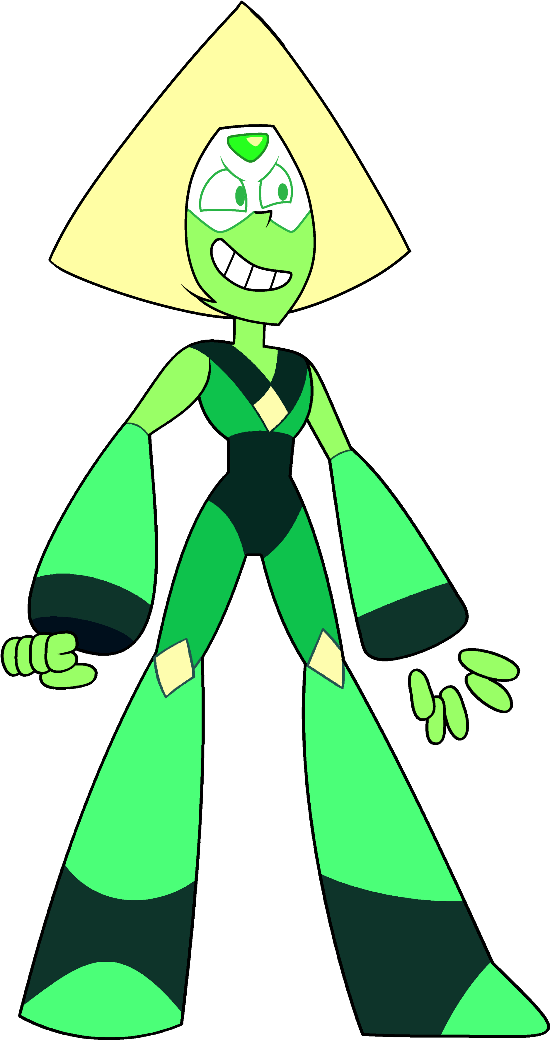 Peridot - Peridot Garnet Steven Universe (2000x3654), Png Download