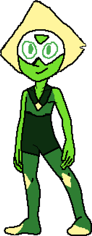 Peridot - Cartoon (600x1200), Png Download