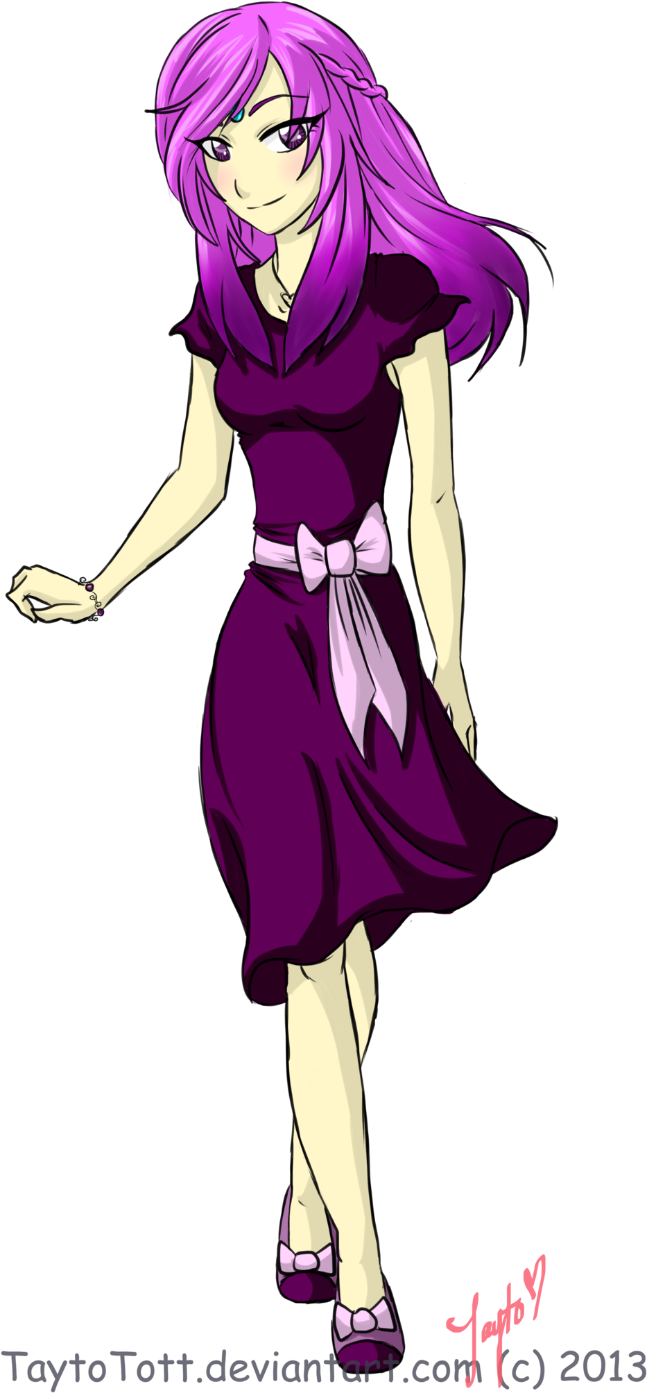 Aurora Northwind Nickname - Cartoon (1024x2253), Png Download