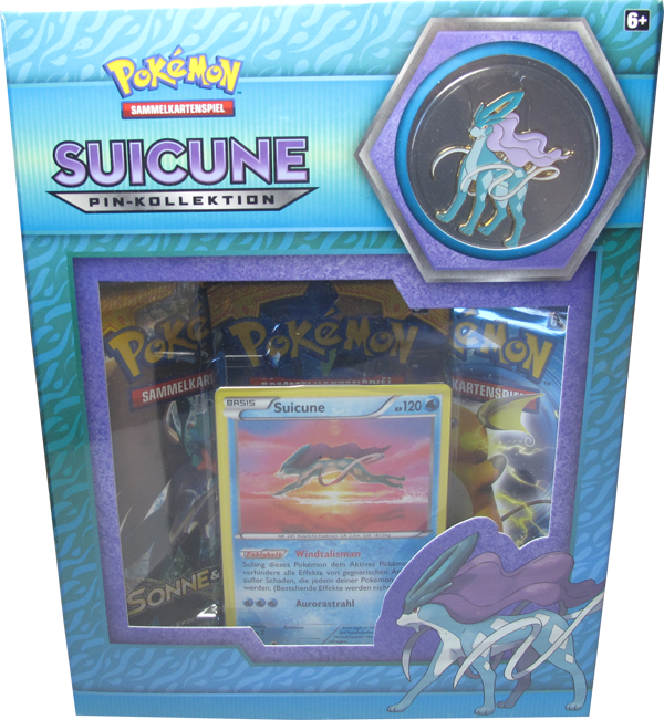 Pokemon Suicune Pin-kollektion - Action Figure (600x651), Png Download
