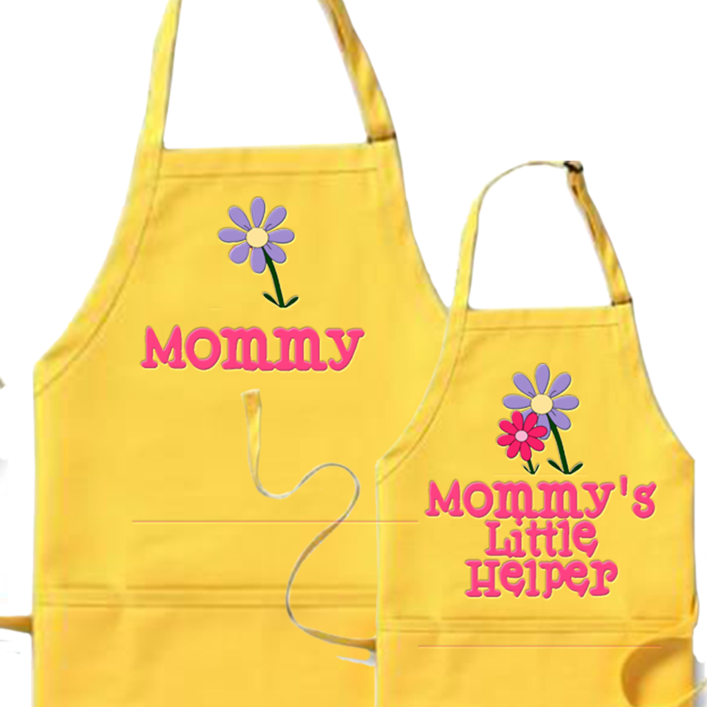 Mom & Daughter Apron - Apron (1024x1024), Png Download