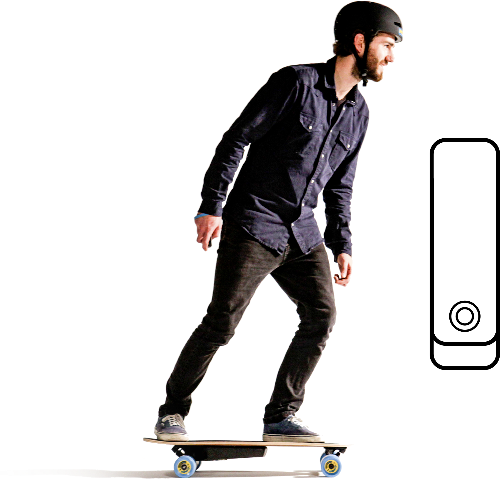 Download Slide Forward To Go Faster - Longboarding PNG Image with No