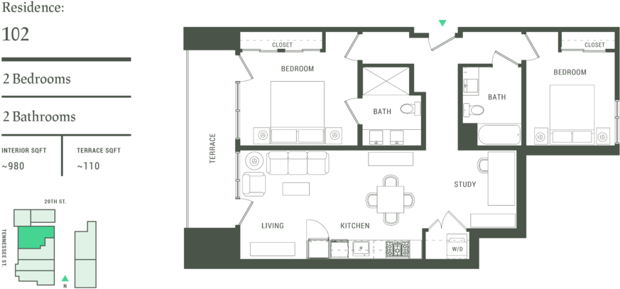 901 Site Plans 212 - Floor Plan (1000x500), Png Download
