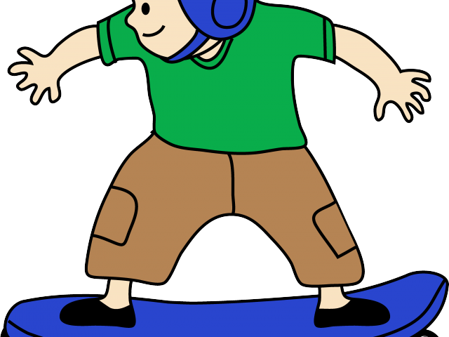 Skateboarding Clipart Transparent Background - Skateboard Clipart Transparent (640x480), Png Download