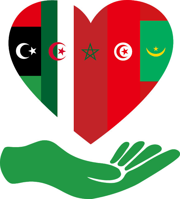 Download Flag Algeria Morocco Tunisia Libya Mauritania - Love Maroc (578x640), Png Download