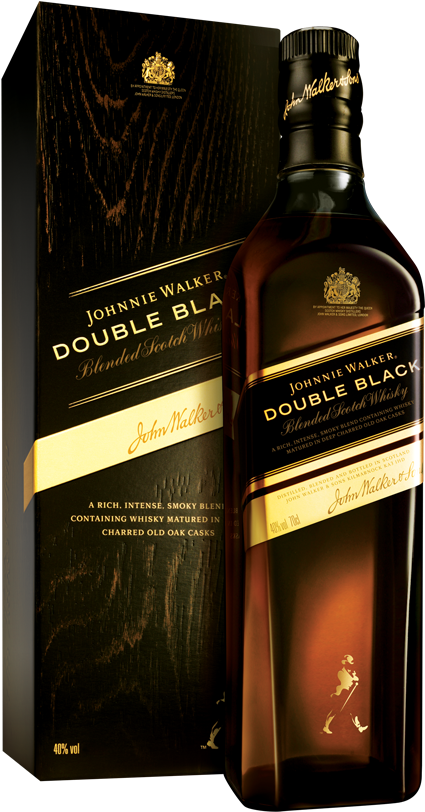 Johnnie Walker Double Black With Box - Double Black Label Precio (500x830), Png Download
