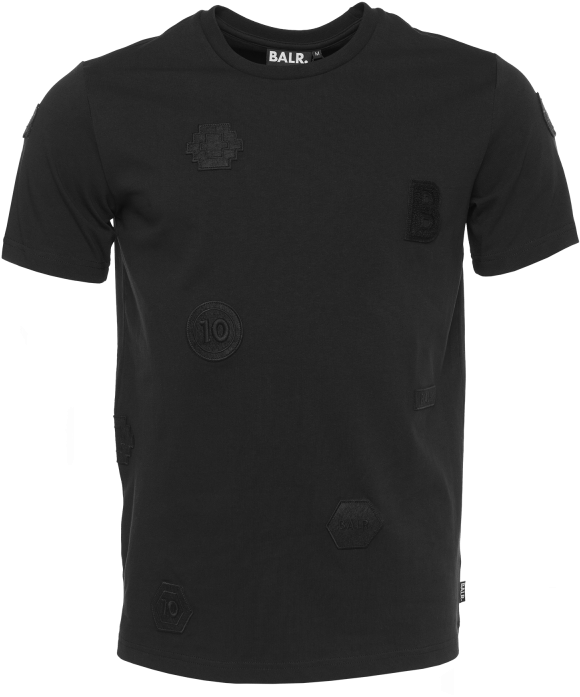 Badge T-shirt Black - Bella Canvas 3413 Charcoal Black Triblend (800x800), Png Download
