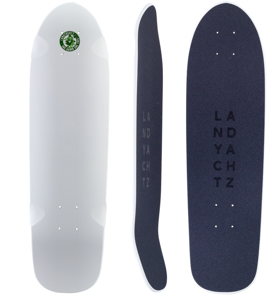 Landyachtz 2019 Dinghy Artic Fox Mini Longboard Skateboard - Skateboard Deck (1000x1000), Png Download