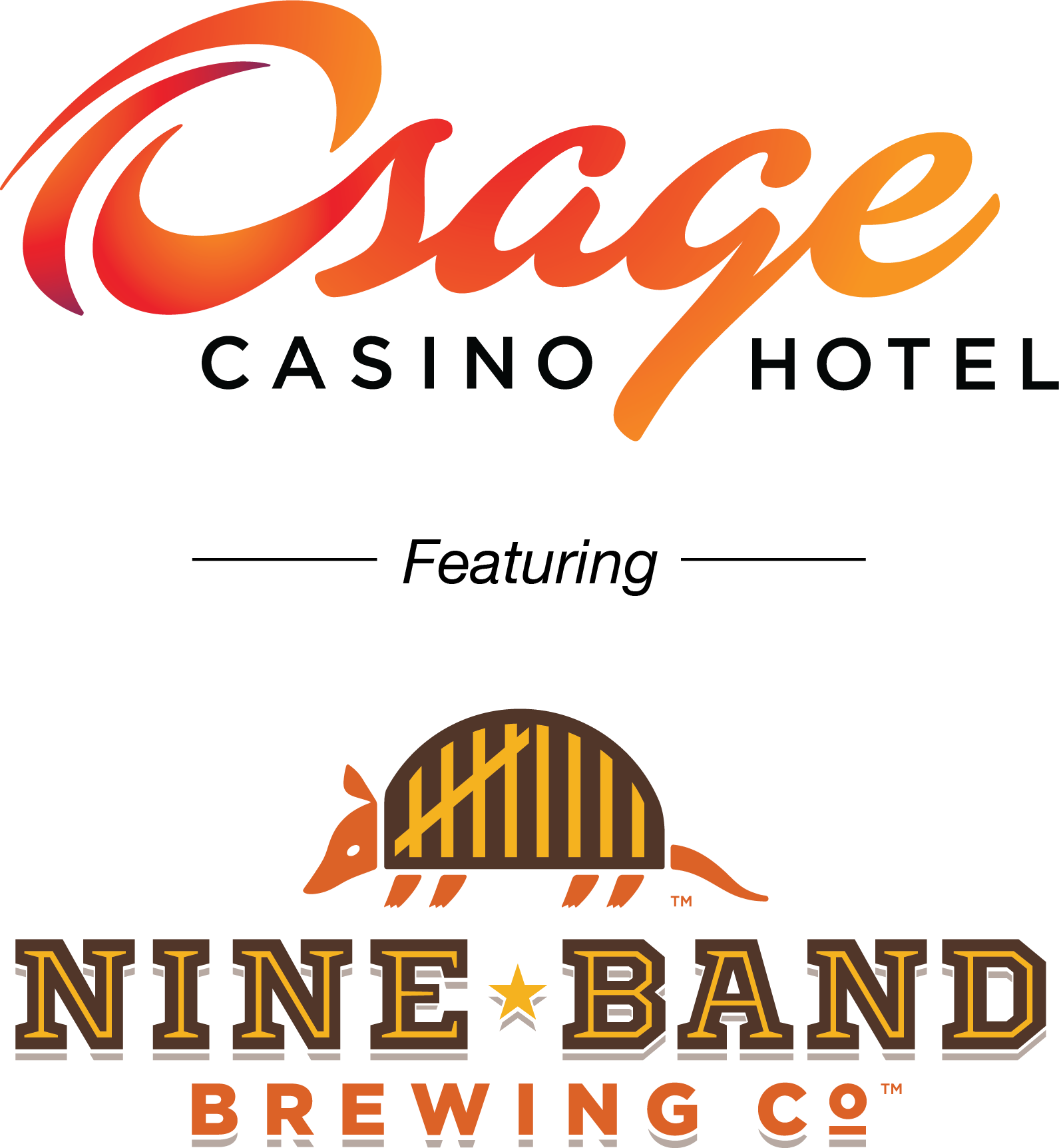 Osage Feat Nineband Lockup-945x1024 - Brighton Pier (1591x1724), Png Download