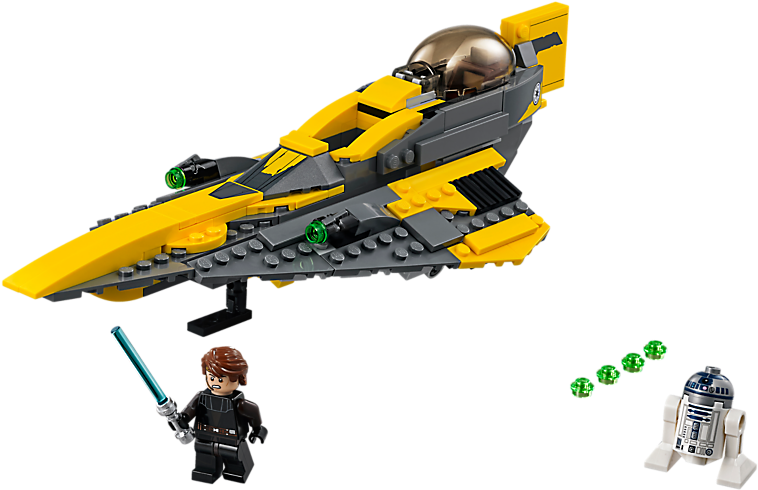 Anakin's Jedi Starfighter - Lego Star Wars Anakin's Jedi Starfighter (800x600), Png Download