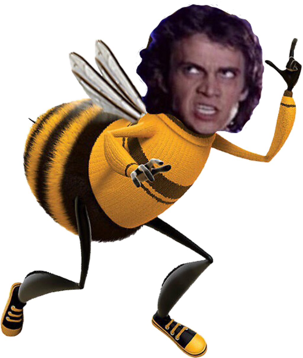 I Love Barry And Anakin 😂 Anakin Beemovie Barry Bee - Barry B Benson Png (1024x1211), Png Download