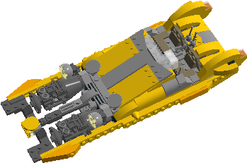 Original Lego Creation By Independent Designer - Xj6 Speeder Toy Star Wars (768x733), Png Download
