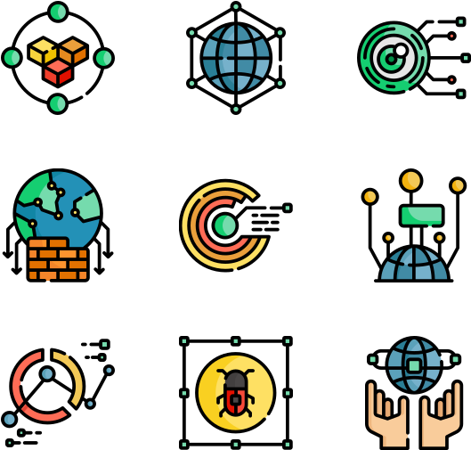 View Individual Icons Of Database (600x564), Png Download