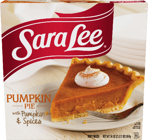 Sara Lee Unbaked Pumpkin Pie, - Sara Lee (650x499), Png Download