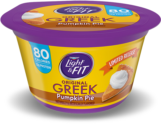 Published Inpumpkin Pie - Dannon Light And Fit Pumpkin (800x750), Png Download