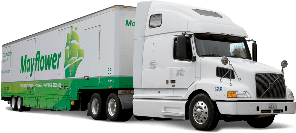 Mayflower Truck - Mayflower Moving (1024x495), Png Download