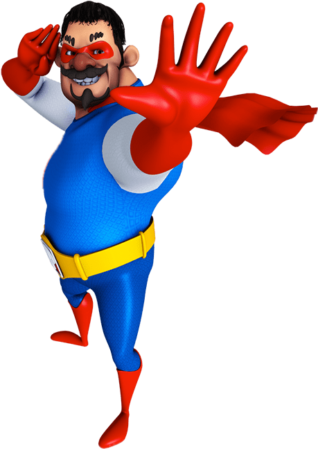 Download - Superhero (505x648), Png Download