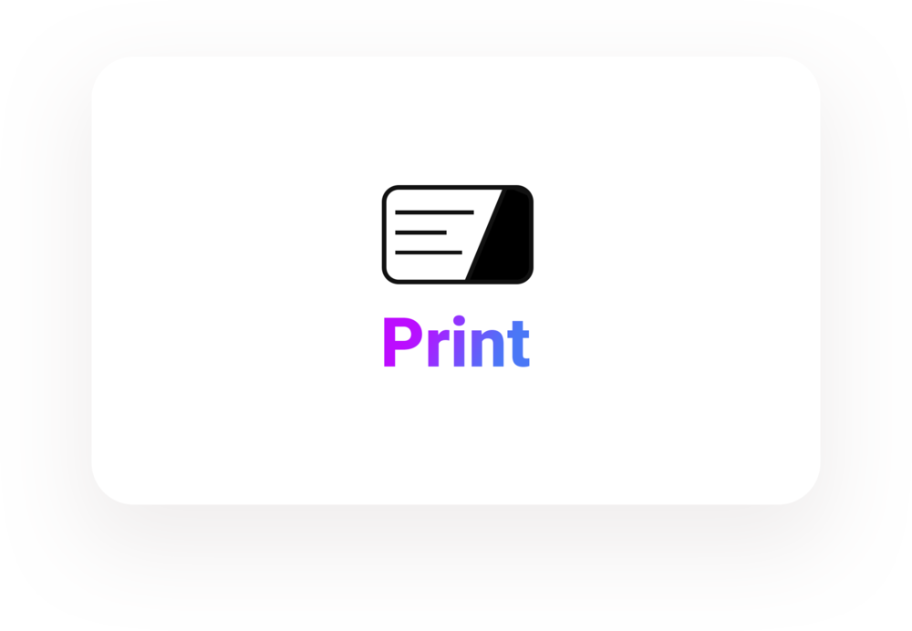 Printicon - Utility Software (1000x692), Png Download