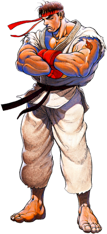 Street Fighter Ii Transparent Picture - Street Fighter 2 Png (400x815), Png Download