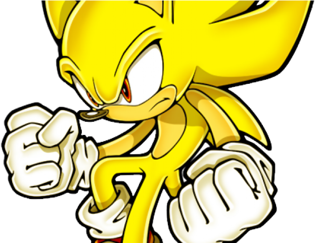 Sonic The Hedgehog Clipart Super Sonic - Super Sonic The Hedgehog (640x480), Png Download