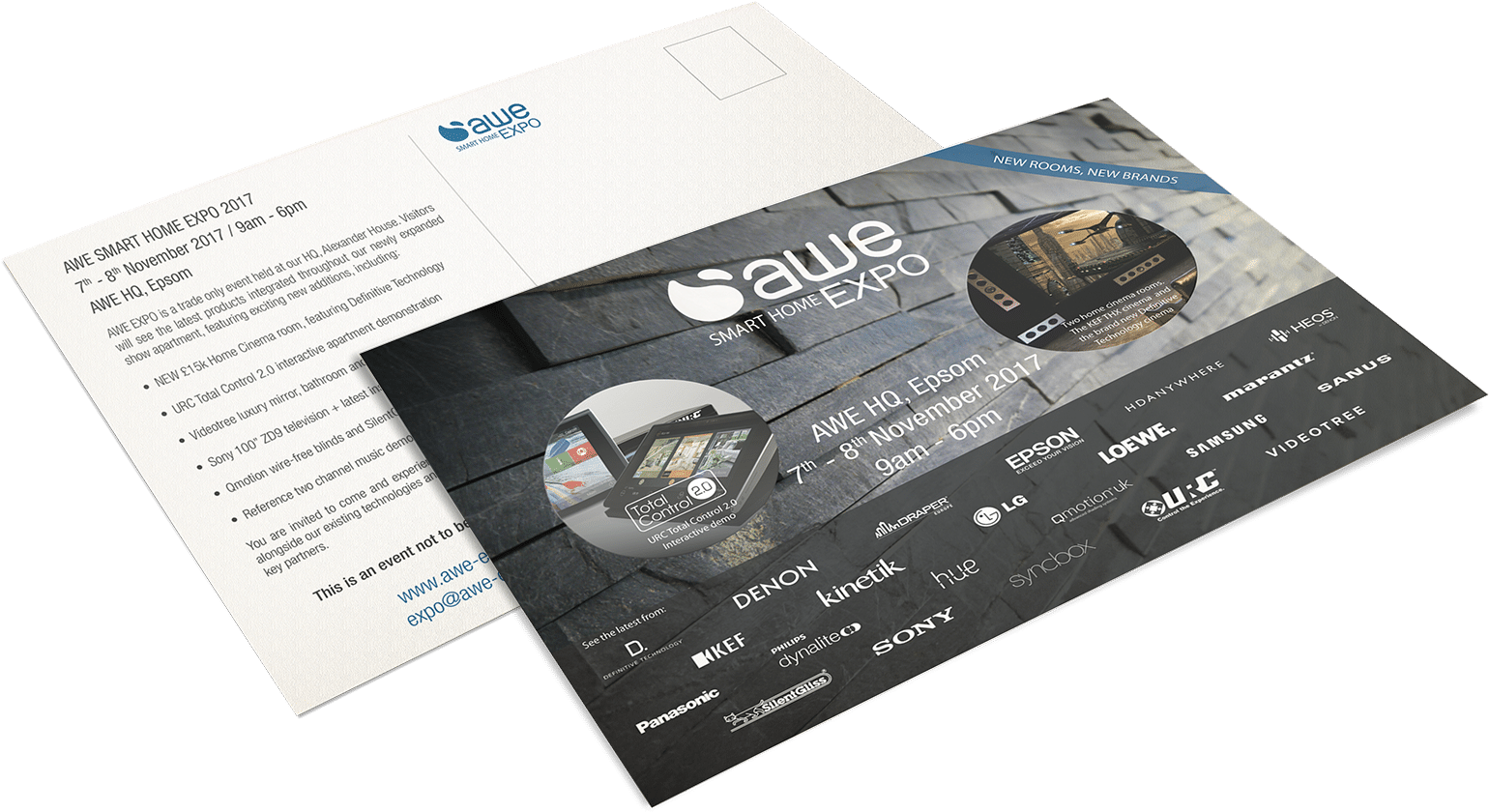 Spot Uv Postcards - Flyer (1560x1124), Png Download