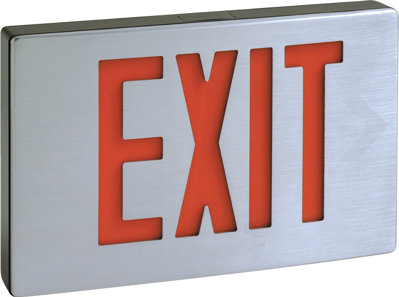 Exit/ca - Exit Sign (800x595), Png Download