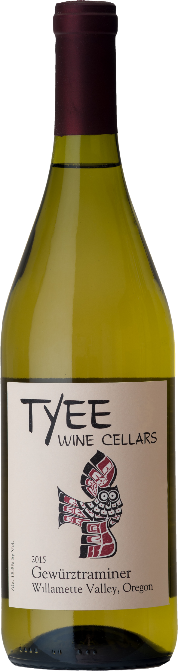 2015 Tyee Gewurztraminer - Domaine De La Creuze Noire (592x2224), Png Download