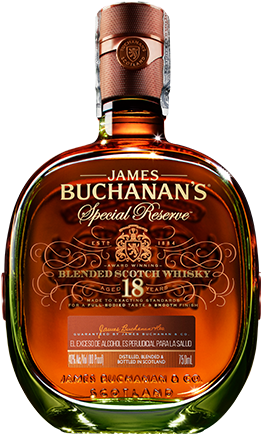Buchanan's 18 Special Reserve 750 Ml - Buchanans 18 Png (570x700), Png Download