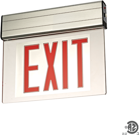 Emergency Exit Sign - Exit Sign (568x550), Png Download