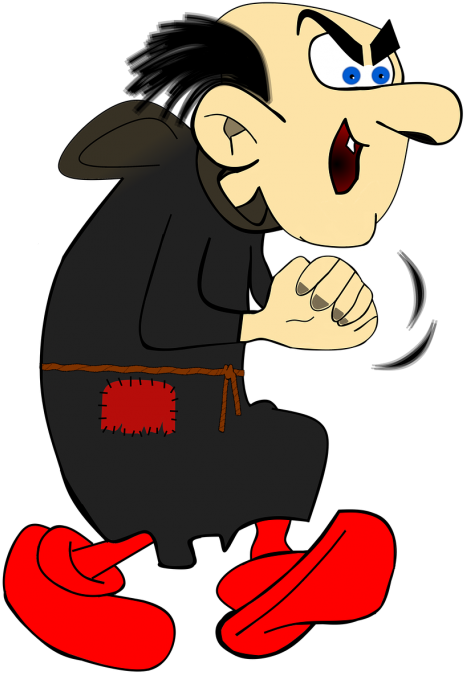 Watch - Gargamel Clipart (500x729), Png Download