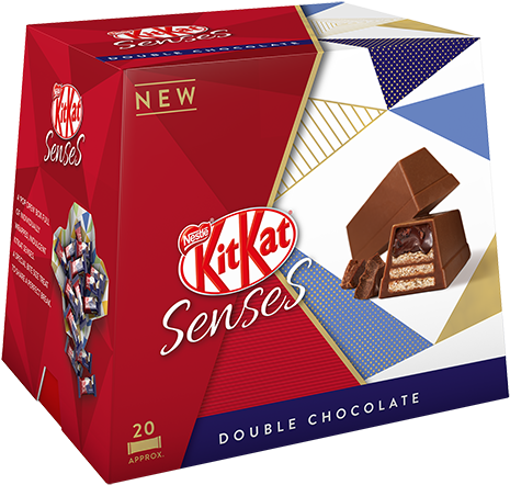 Kitkat Senses - Double Chocolate - Kit Kat Senses Salted Caramel (600x600), Png Download