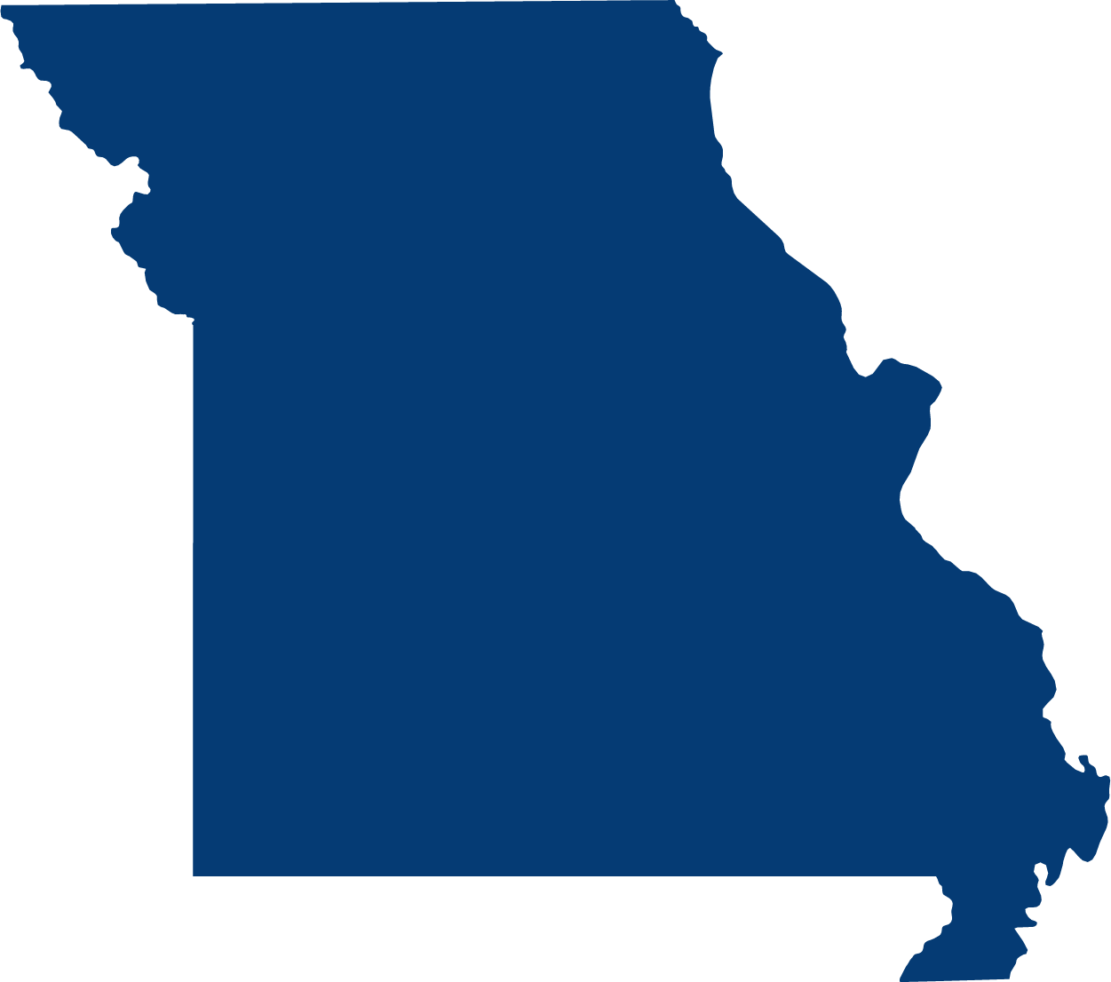 Click For National Summary - State Of Missouri (1251x1106), Png Download
